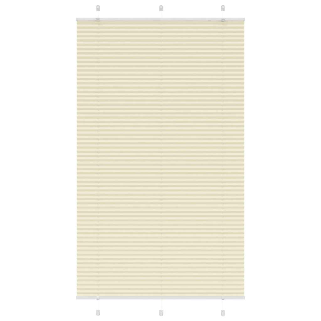 Pleated Blind Cream 120x200 cm Fabric Width 119.4 cm Polyester
