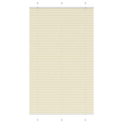 Pleated Blind Cream 120x200 cm Fabric Width 119.4 cm Polyester