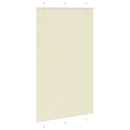 Pleated Blind Cream 120x200 cm Fabric Width 119.4 cm Polyester