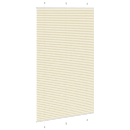 Pleated Blind Cream 120x200 cm Fabric Width 119.4 cm Polyester