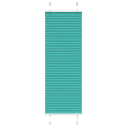 Pleated Blind Petrol Green 40x150 cm Fabric Width 39.4 cm Polyester