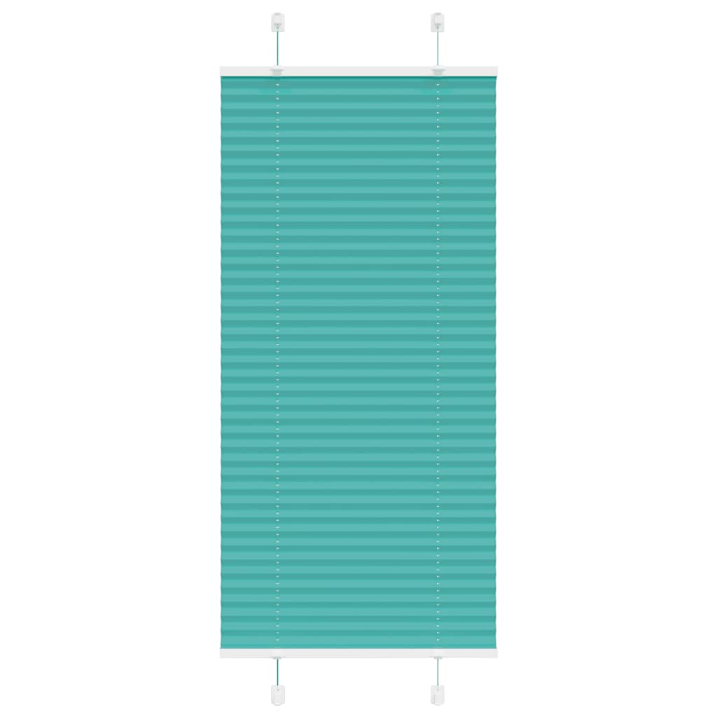Pleated Blind Petrol Green 60x150 cm Fabric Width 59.4 cm Polyester