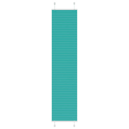 Pleated Blind Petrol Green 50x200 cm Fabric Width 49.4 cm Polyester