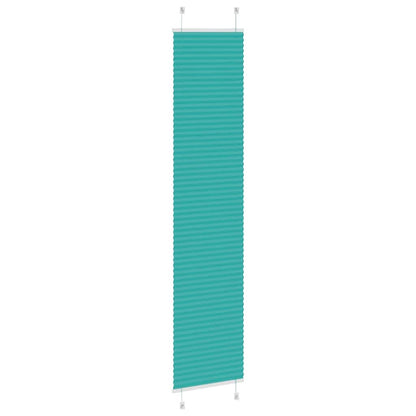 Pleated Blind Petrol Green 50x200 cm Fabric Width 49.4 cm Polyester
