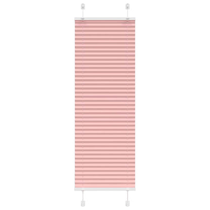 Pleated Blind Pink 40x100 cm Fabric Width 39.4 cm Polyester