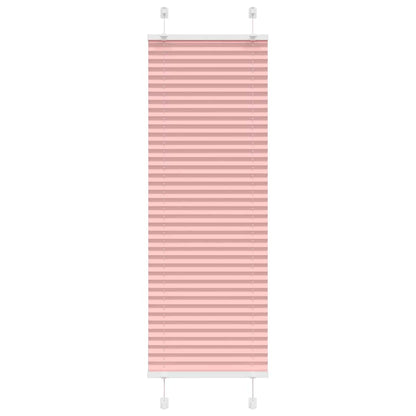 Pleated Blind Pink 50x100 cm Fabric Width 49.4 cm Polyester