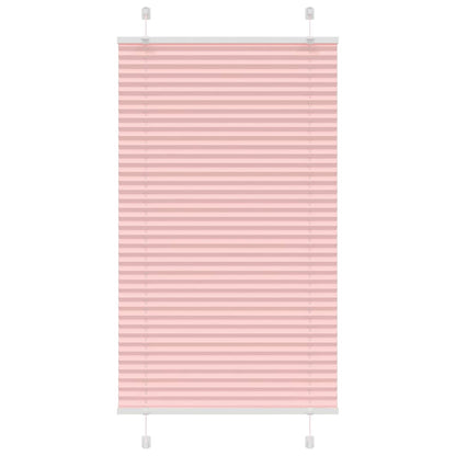 Pleated Blind Pink 75x100 cm Fabric Width 74.4 cm Polyester