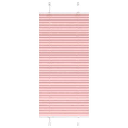 Pleated Blind Pink 55x150 cm Fabric Width 54.4 cm Polyester