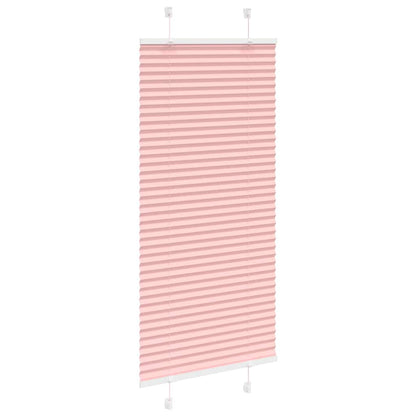 Pleated Blind Pink 55x150 cm Fabric Width 54.4 cm Polyester