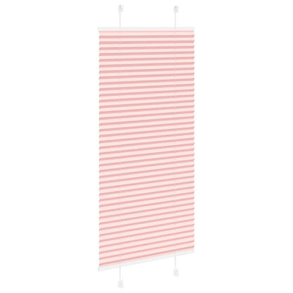 Pleated Blind Pink 55x150 cm Fabric Width 54.4 cm Polyester
