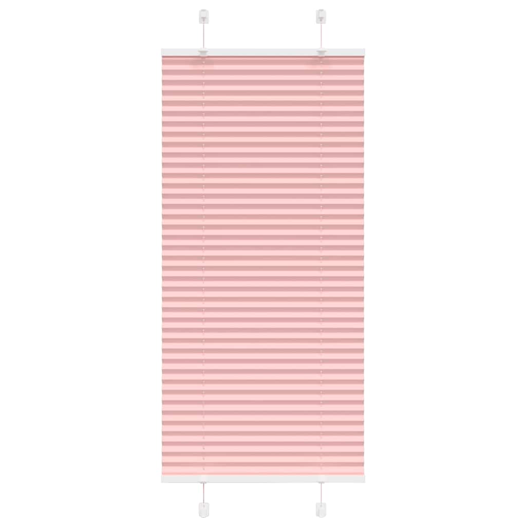 Pleated Blind Pink 60x150 cm Fabric Width 59.4 cm Polyester