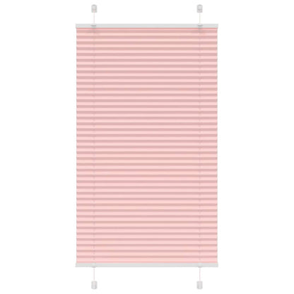 Pleated Blind Pink 70x150 cm Fabric Width 69.4 cm Polyester