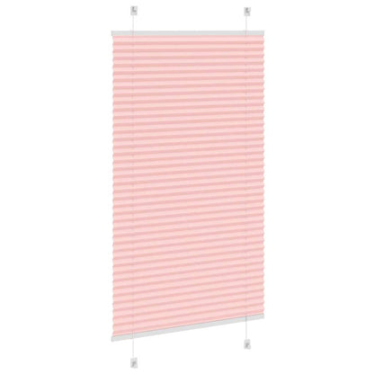 Pleated Blind Pink 75x150 cm Fabric Width 74.4 cm Polyester