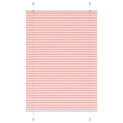 Pleated Blind Pink 95x150 cm Fabric Width 94.4 cm Polyester