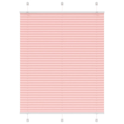 Pleated Blind Pink 110x150 cm Fabric Width 109.4 cm Polyester