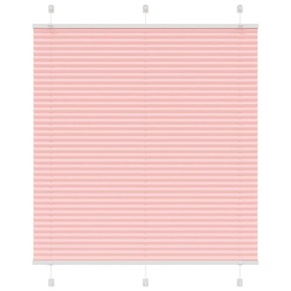 Pleated Blind Pink 115x150 cm Fabric Width 114.4 cm Polyester