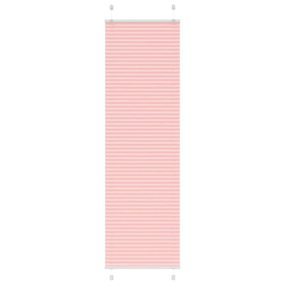 Pleated Blind Pink 65x200 cm Fabric Width 64.4 cm Polyester