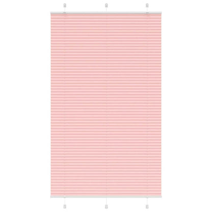 Pleated Blind Pink 115x200 cm Fabric Width 114.4 cm Polyester