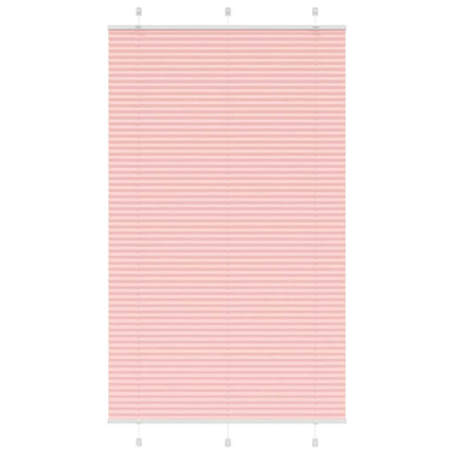 Pleated Blind Pink 120x200 cm Fabric Width 119.4 cm Polyester