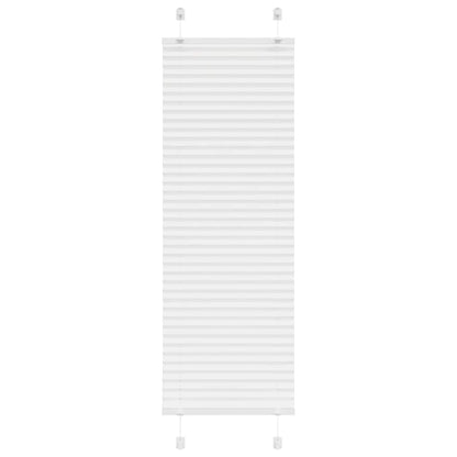 Pleated Blind White 40x150 cm Fabric Width 39.4 cm Polyester