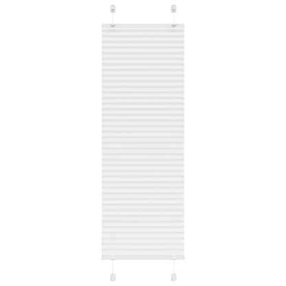 Pleated Blind White 45x150 cm Fabric Width 44.4 cm Polyester