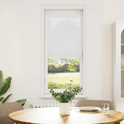 Pleated Blind White 45x150 cm Fabric Width 44.4 cm Polyester