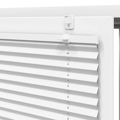 Pleated Blind White 45x150 cm Fabric Width 44.4 cm Polyester