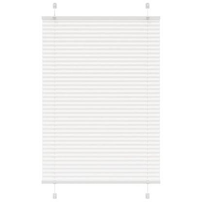 Pleated Blind White 100x150 cm Fabric Width 99.4 cm Polyester