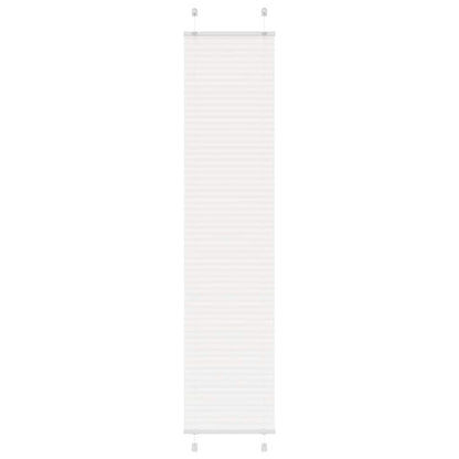 Pleated Blind White 45x200 cm Fabric Width 44.4 cm Polyester