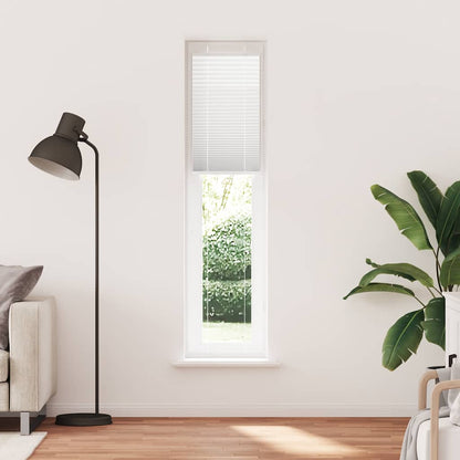 Pleated Blind White 45x200 cm Fabric Width 44.4 cm Polyester