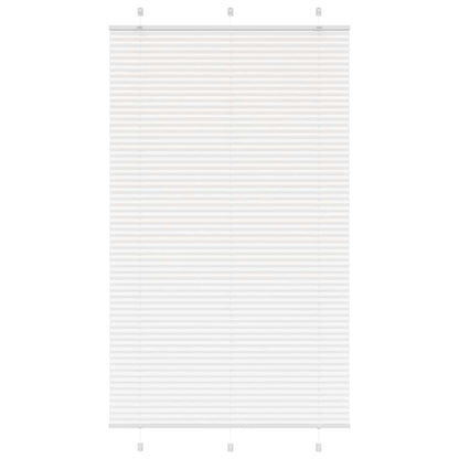 Pleated Blind White 120x200 cm Fabric Width 119.4 cm Polyester