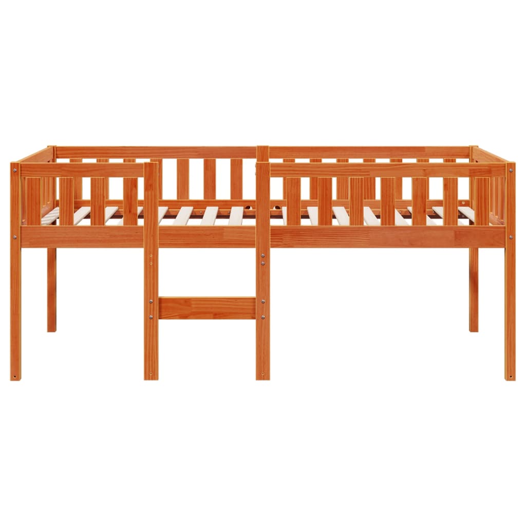 Children's Bed without Mattress Wax Brown 90x190 cm Solid Wood Pine