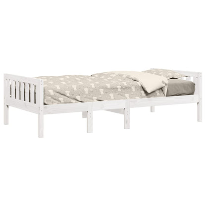 Children's Bed without Mattress White 90x200 cm Solid Wood Pine