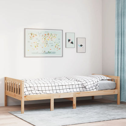 Children's Bed without Mattress 75x190 cm Solid Wood Pine