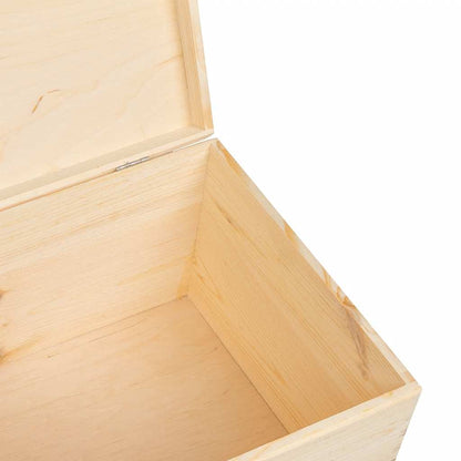 Wooden Box with Lid 40x30x23 cm Solid Wood Pine