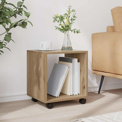  Rolling Cabinet Artisian Oak 37x33x42.5 cm Engineered Wood