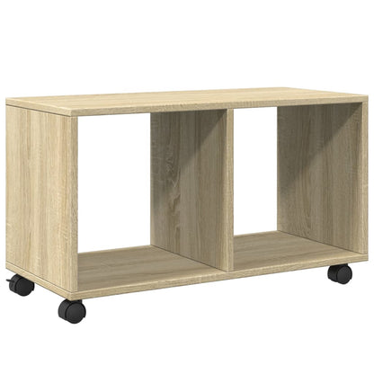  Rolling Cabinet Sonoma Oak 72x33x42.5 cm Engineered Wood