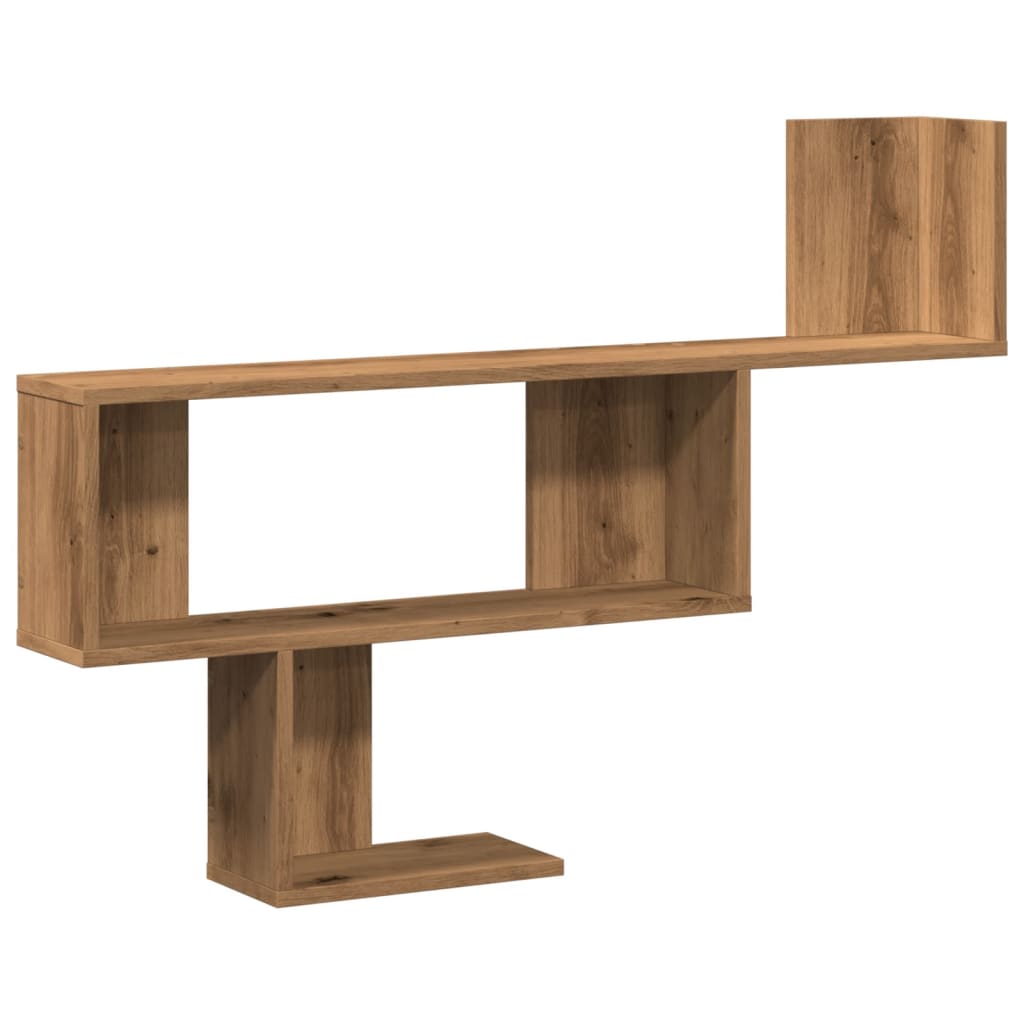 Wall Shelf Artisian Oak 100x15x70 cm Engineered Wood
