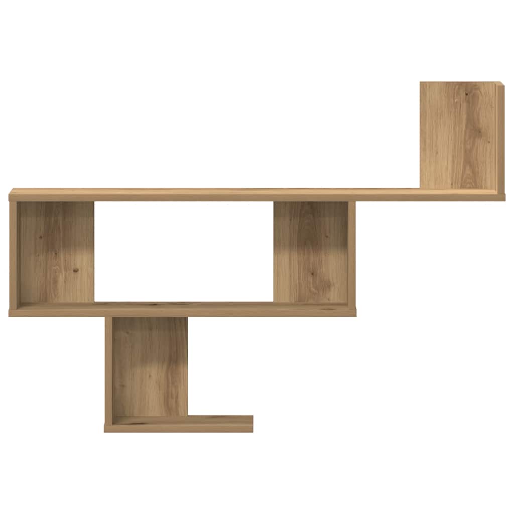 Wall Shelf Artisian Oak 100x15x70 cm Engineered Wood