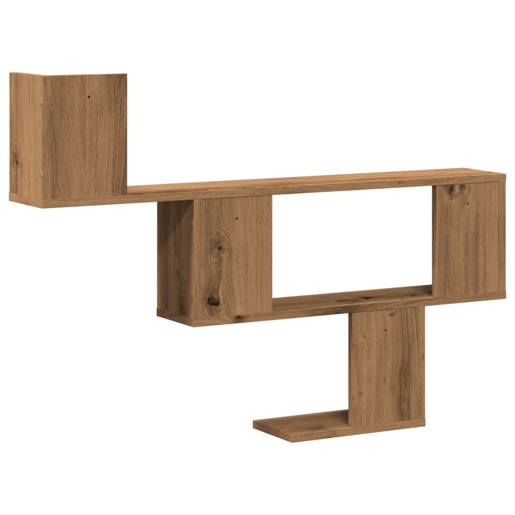 Wall Shelf Artisian Oak 100x15x70 cm Engineered Wood