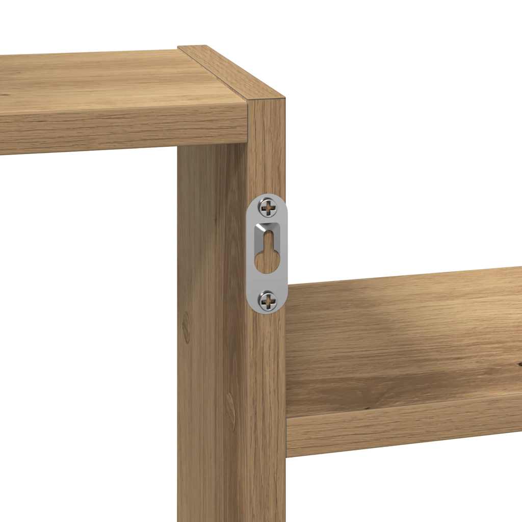 Wall Shelf Artisian Oak 159x18x65 cm Engineered Wood