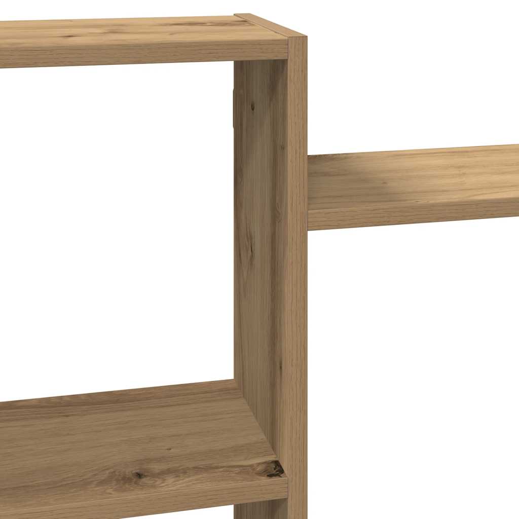 Wall Shelf Artisian Oak 129x18x42 cm Engineered Wood