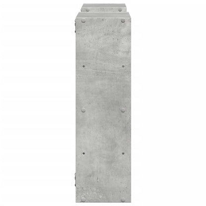 Wall Shelf Concrete Grey 96x18x60 cm Engineered Wood
