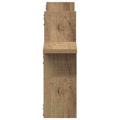 Wall Shelves 2 pcs Artisian Oak 38x12x38 cm Engineered Wood