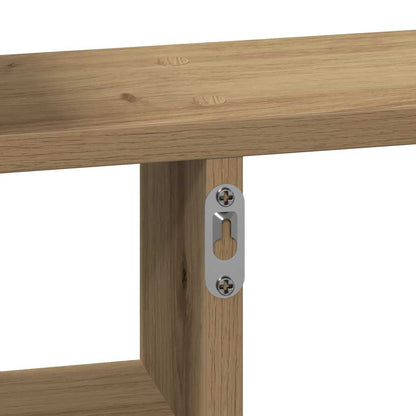 Wall Shelves 2 pcs Artisian Oak 38x12x38 cm Engineered Wood