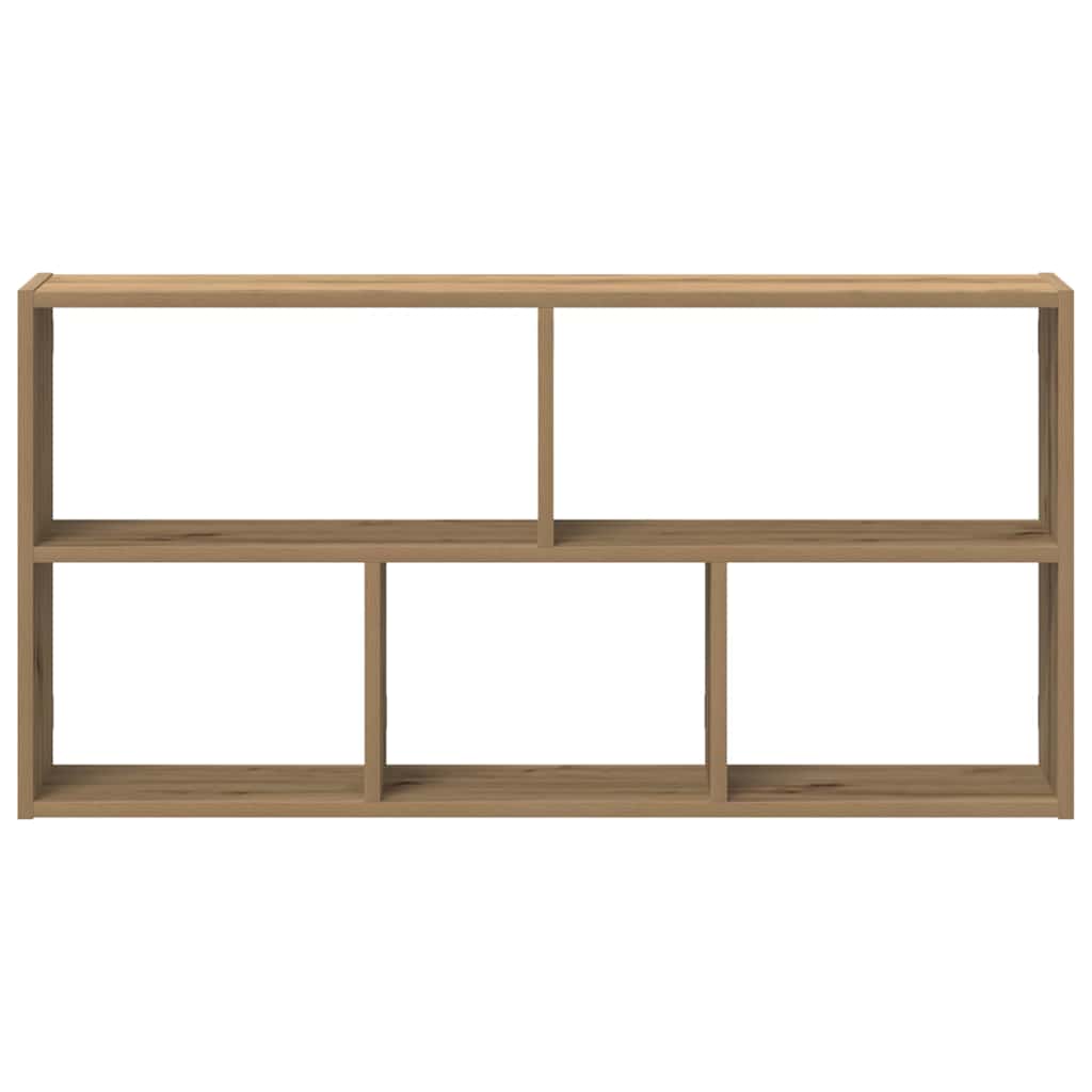 Wall Shelf Artisian Oak 100x25x50 cm Engineered Wood