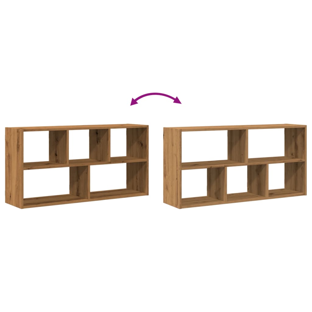 Wall Shelf Artisian Oak 100x25x50 cm Engineered Wood