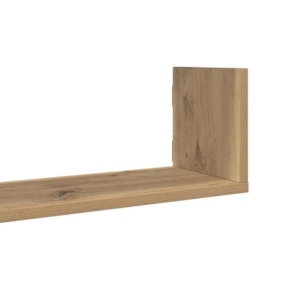 Wall Shelves 3 pcs Artisian Oak 58x18x18 cm Engineered Wood