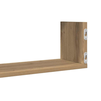 Wall Shelves 3 pcs Artisian Oak 58x18x18 cm Engineered Wood