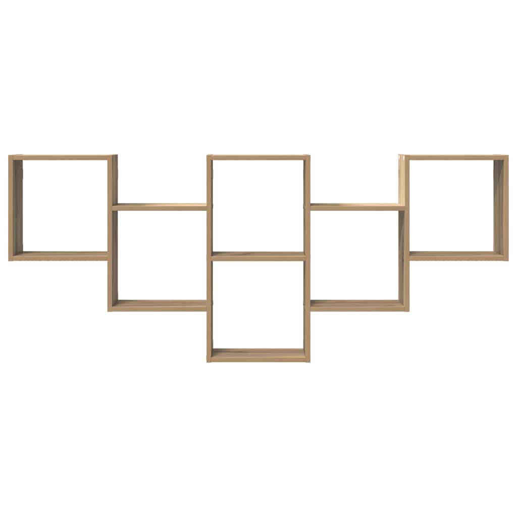 Wall Shelf Artisian Oak 159x18x66 cm Engineered Wood